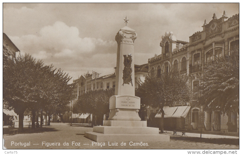 Portugal - Figueira Da Foz - Praça Luiz De Camoes - Monument Aux Morts - Coimbra