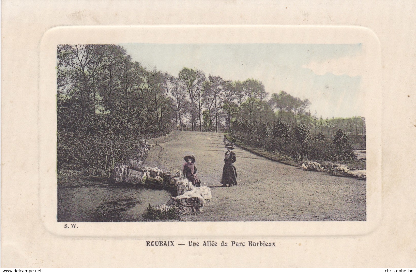 CPA Roubaix, Une Allée Du Parc Barbieux (pk47635) - Roubaix