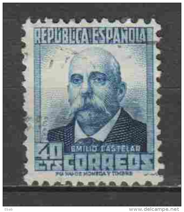 Spain 1931 Mi 624-Ia Canceled (1) - Oblitérés