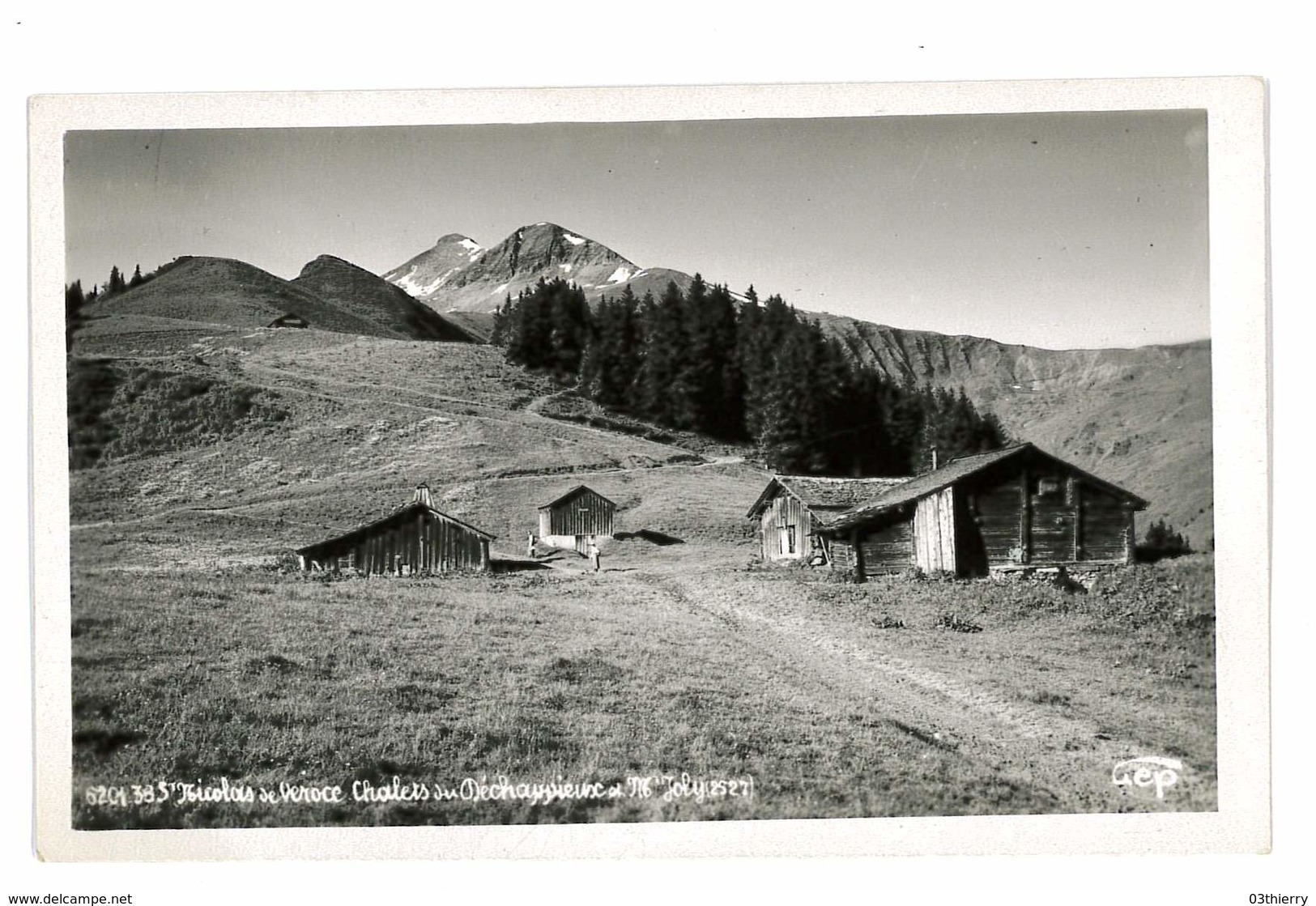 CPSM 74 ST-NICOLAS-DU-VEROCE CHALETS - Autres & Non Classés