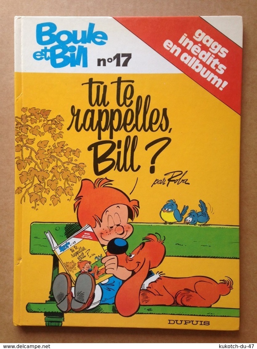 BD Boule Et Bill - Tome 17 - Roba (1981) - Boule Et Bill