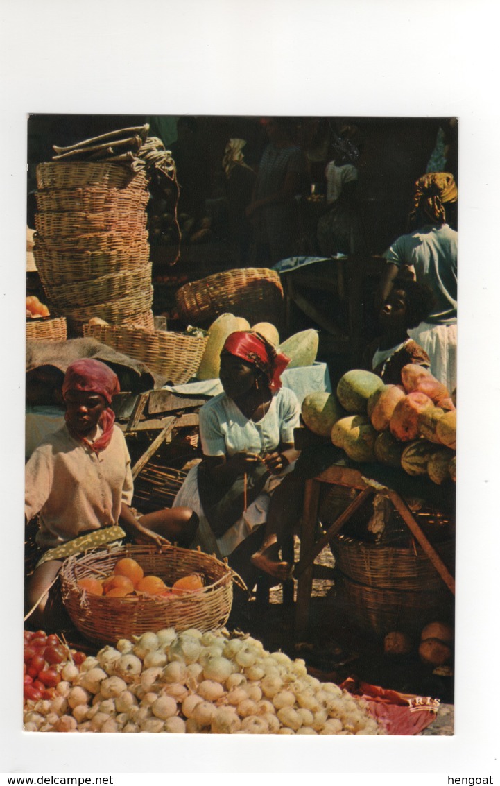 Carte Postale N° 6584 ,  Port Au Prince " Scène De Marché " , Neuve - Haïti