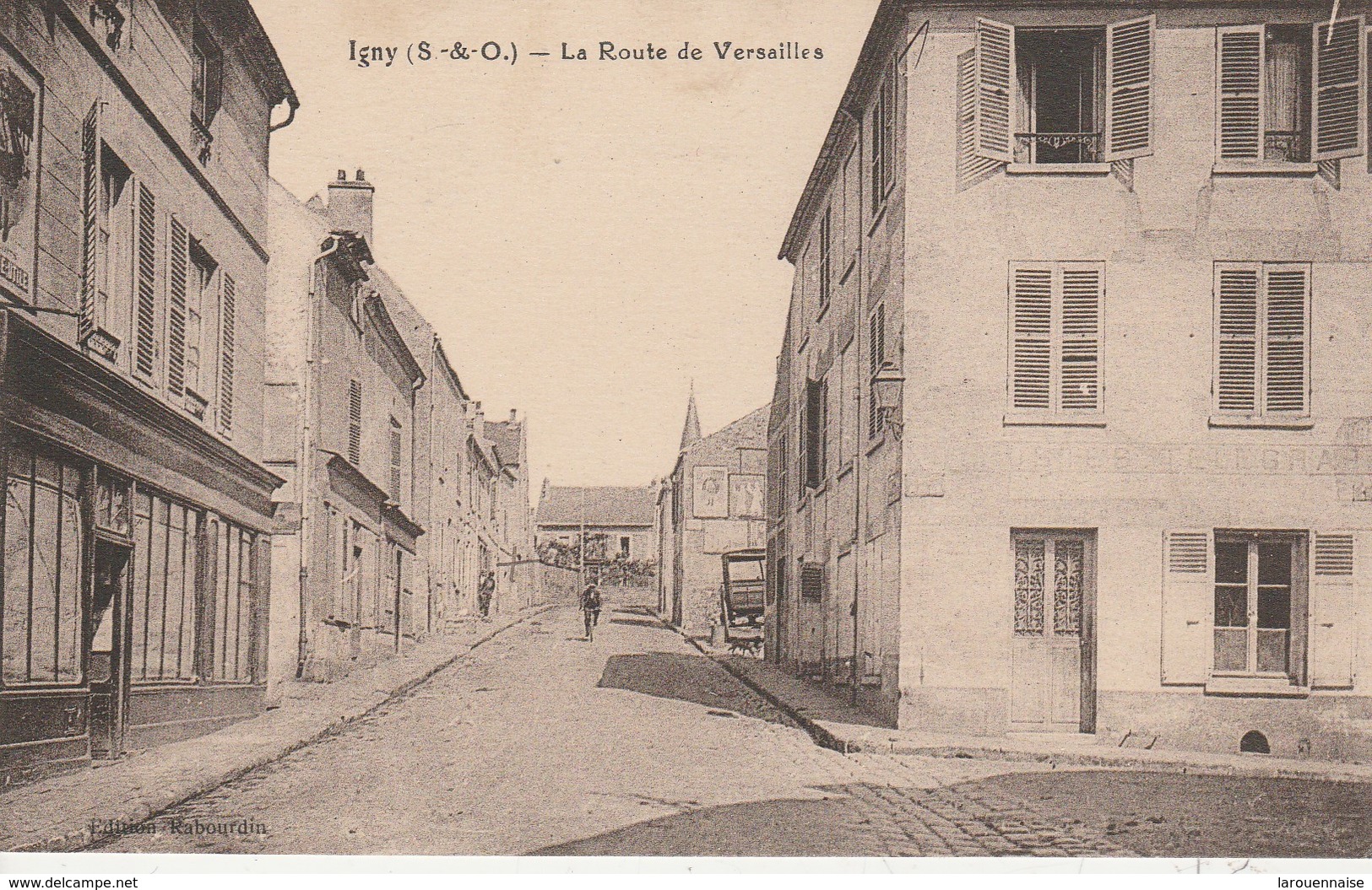 91 - IGNY - La Route De Versailles - Igny