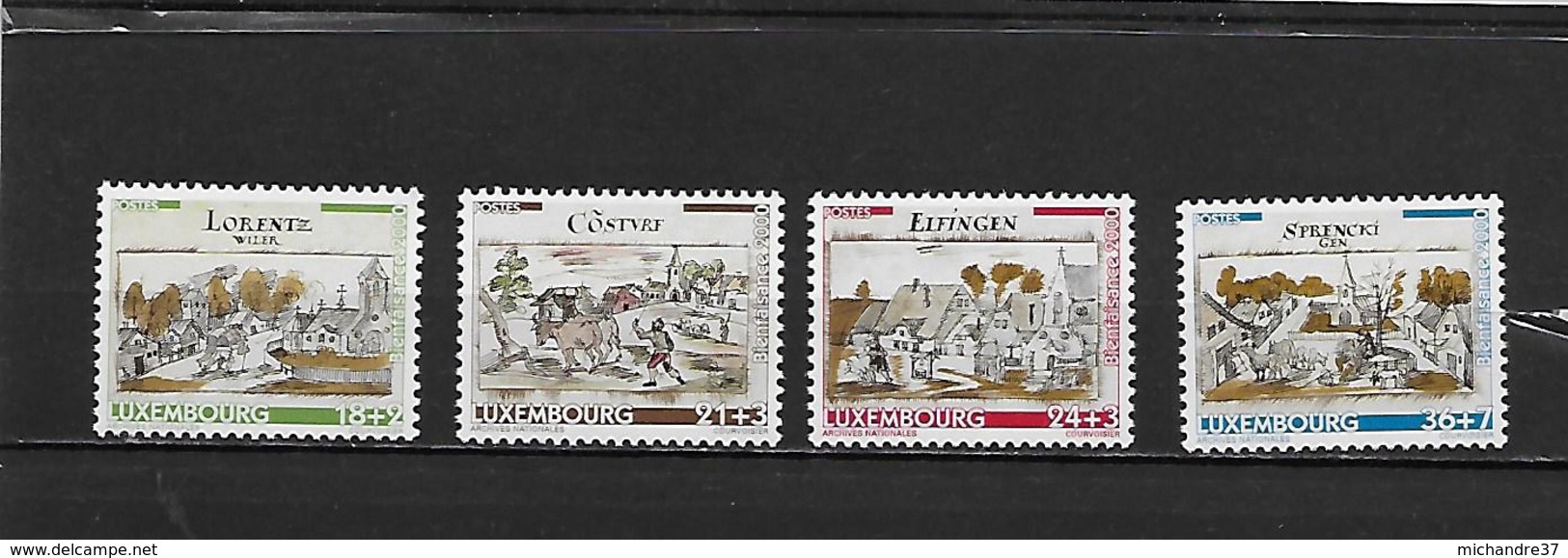 LUXEMBOURG 1468/1471 Neufs** - Unused Stamps