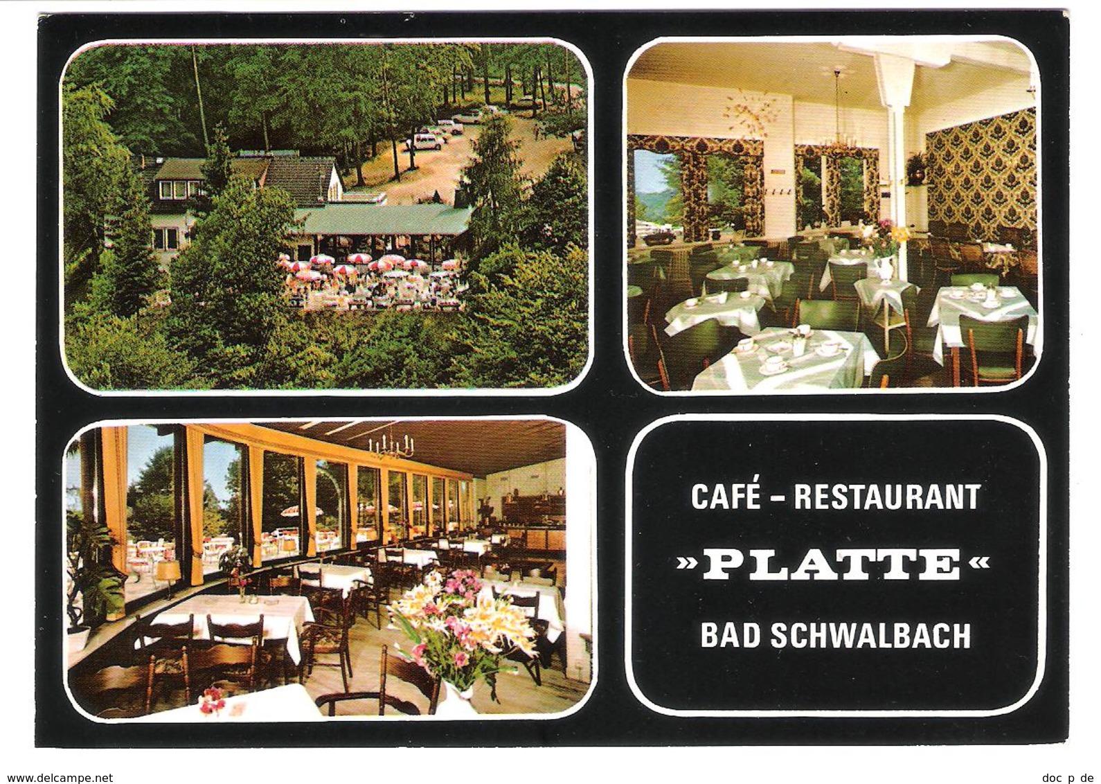 Deutschland - Bad Schwalbach Taunus - Cafe Restaurant Platte - Bad Schwalbach