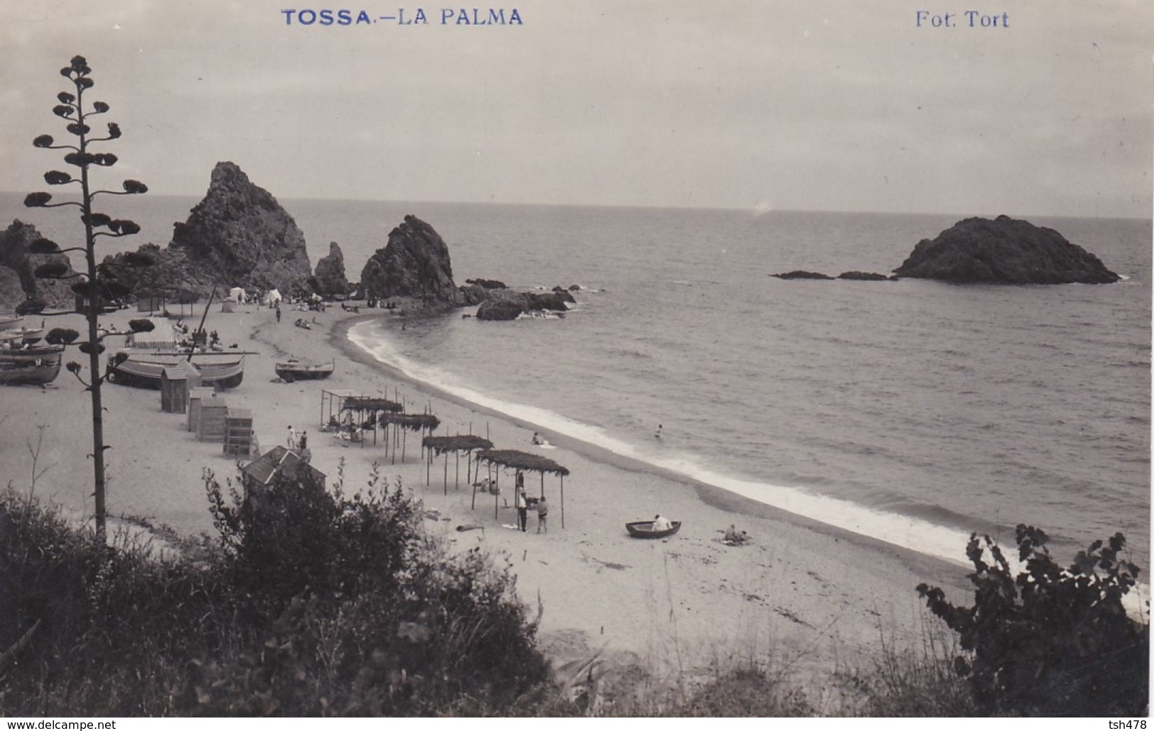 ESPAGNE-----TOSSA DE MAR---la Palma--( Carte-photo TORT )( Peu Courante )--voir 2 Scans - Gerona