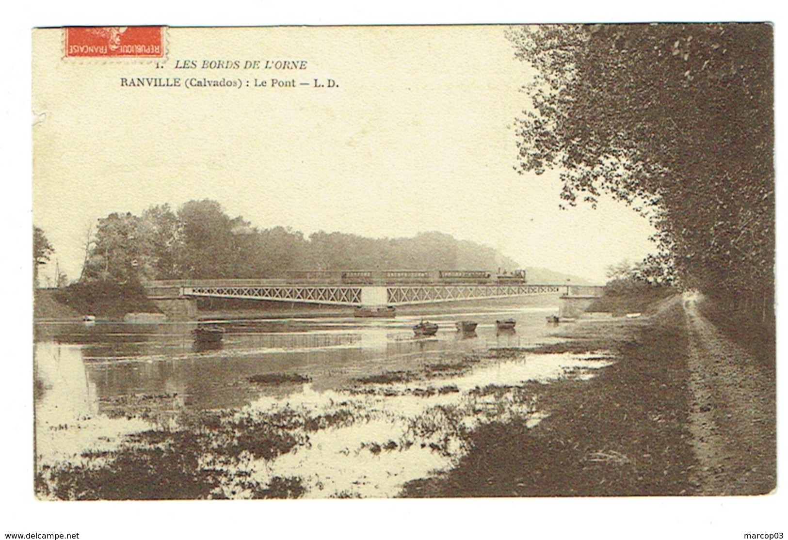 CALVADOS 14 RANVILLE Le Pont De Chemin De Fer - Autres & Non Classés