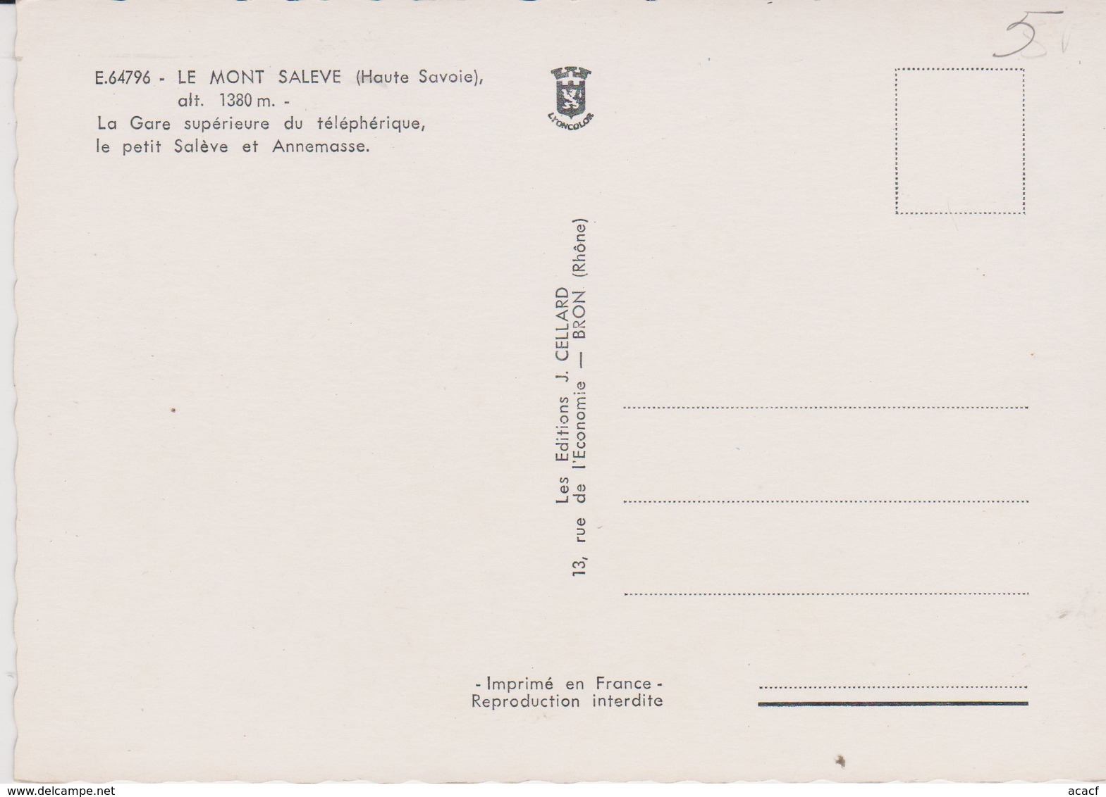 Téléphérique Du Mont Salève (74) - - Autres & Non Classés