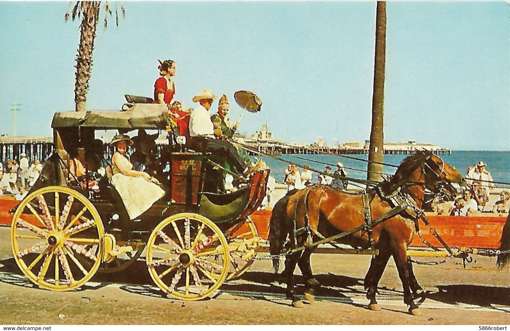 CARTE POSTALE ORIGINALE DE 9CM/14CM : FIESTA TIME IN SANTA BARBARA CALIFORNIA USA - Santa Barbara