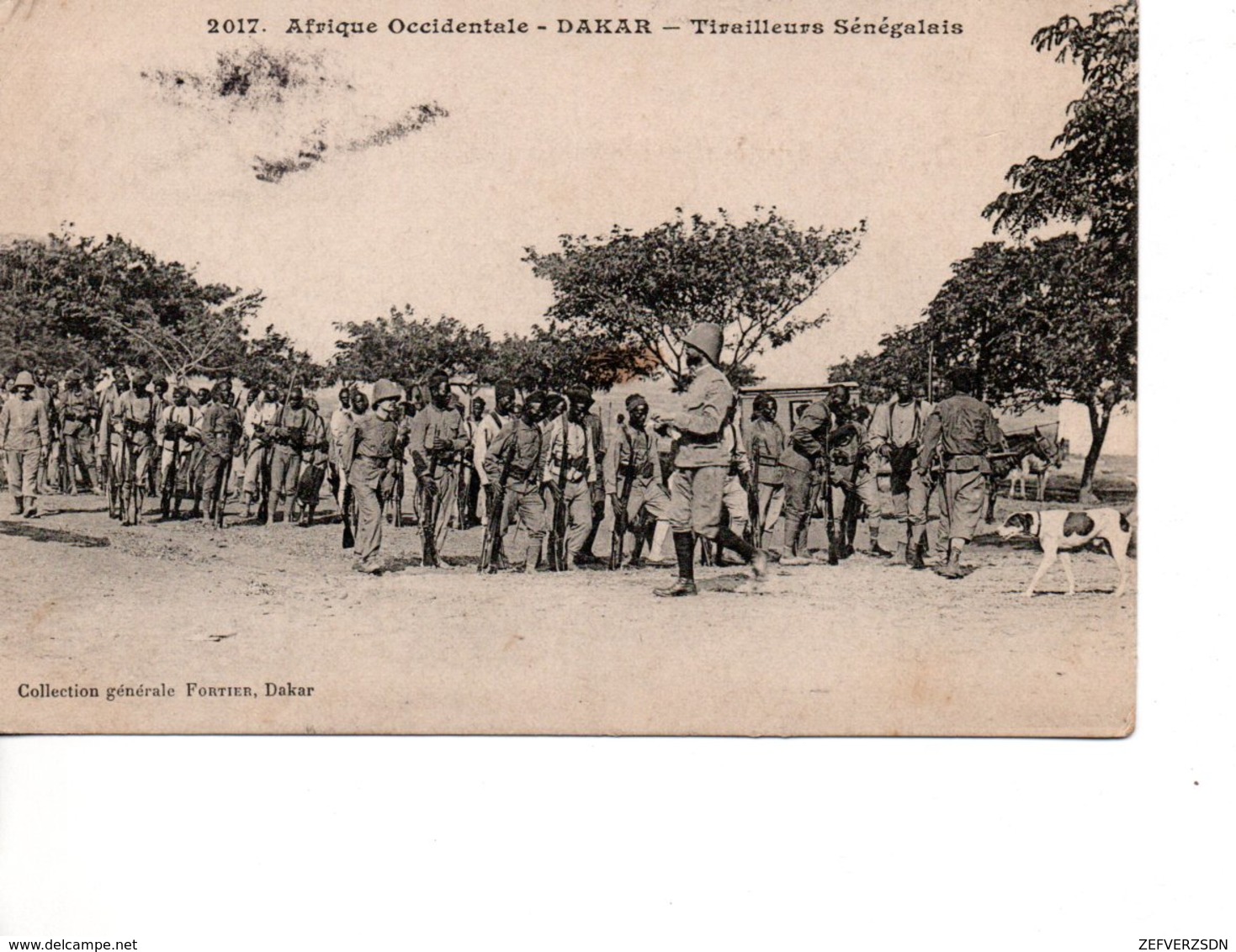 DAKAR SENEGAL AFRIQUE TIRAILLEURS MILITAIRE MILITARIA REGIMENT - Sénégal