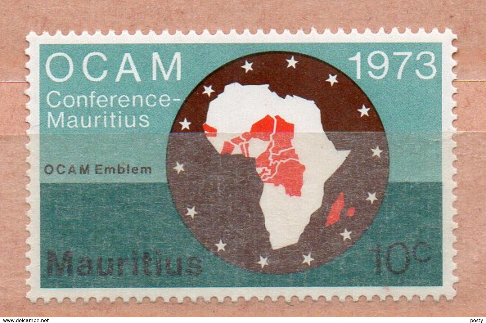 MAURICE - OCAM CONFERENCE - 1973 - 10ç - - Maurice (1968-...)