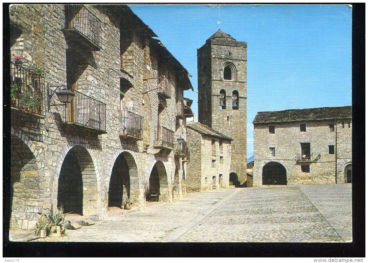 CPM Espagne AINSA Plaza Mayor Torre S. XII Y Ayuntamiento - Huesca