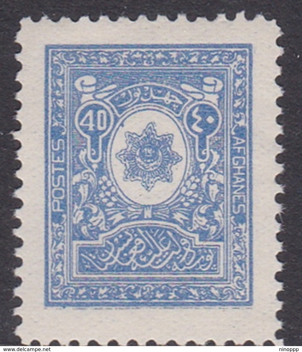 Afghanistan SG 195 1928 40p Blue MNH - Afghanistan