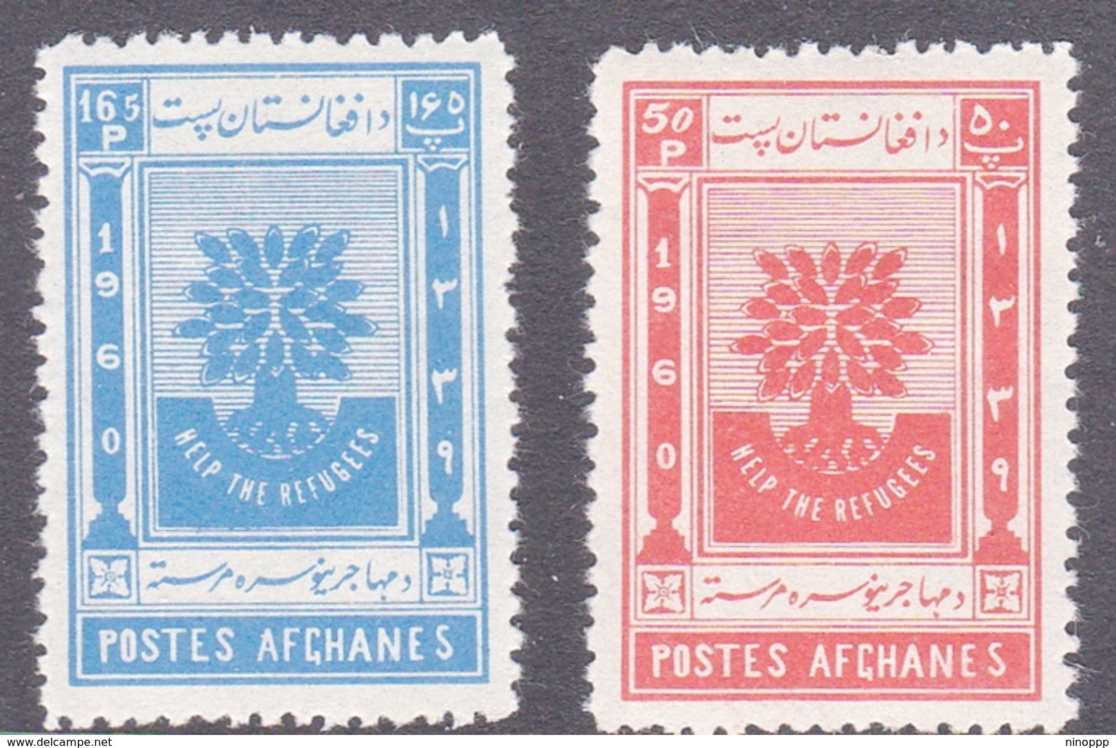 Afghanistan SG 454-455 1960 World Refugee Year MNH - Afghanistan