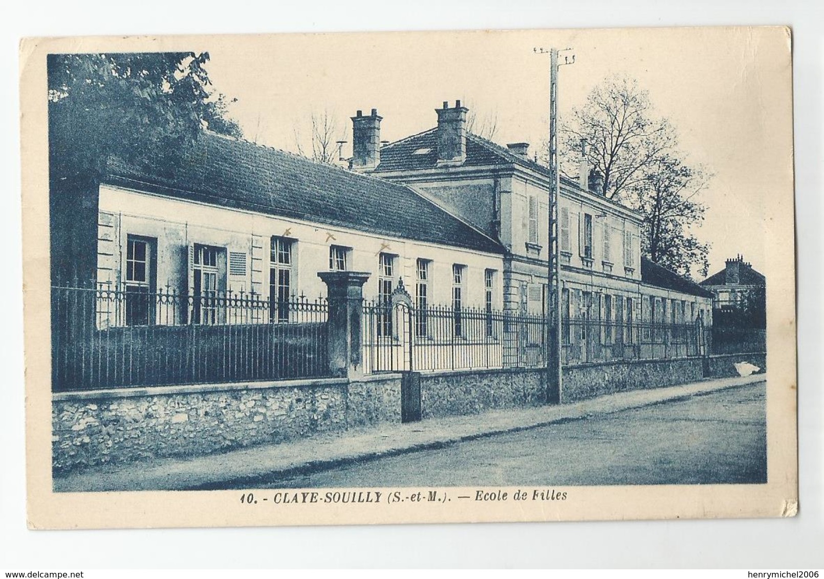 77 Seine Et Marne Claye Souilly école De Fille Ed Davy - Claye Souilly