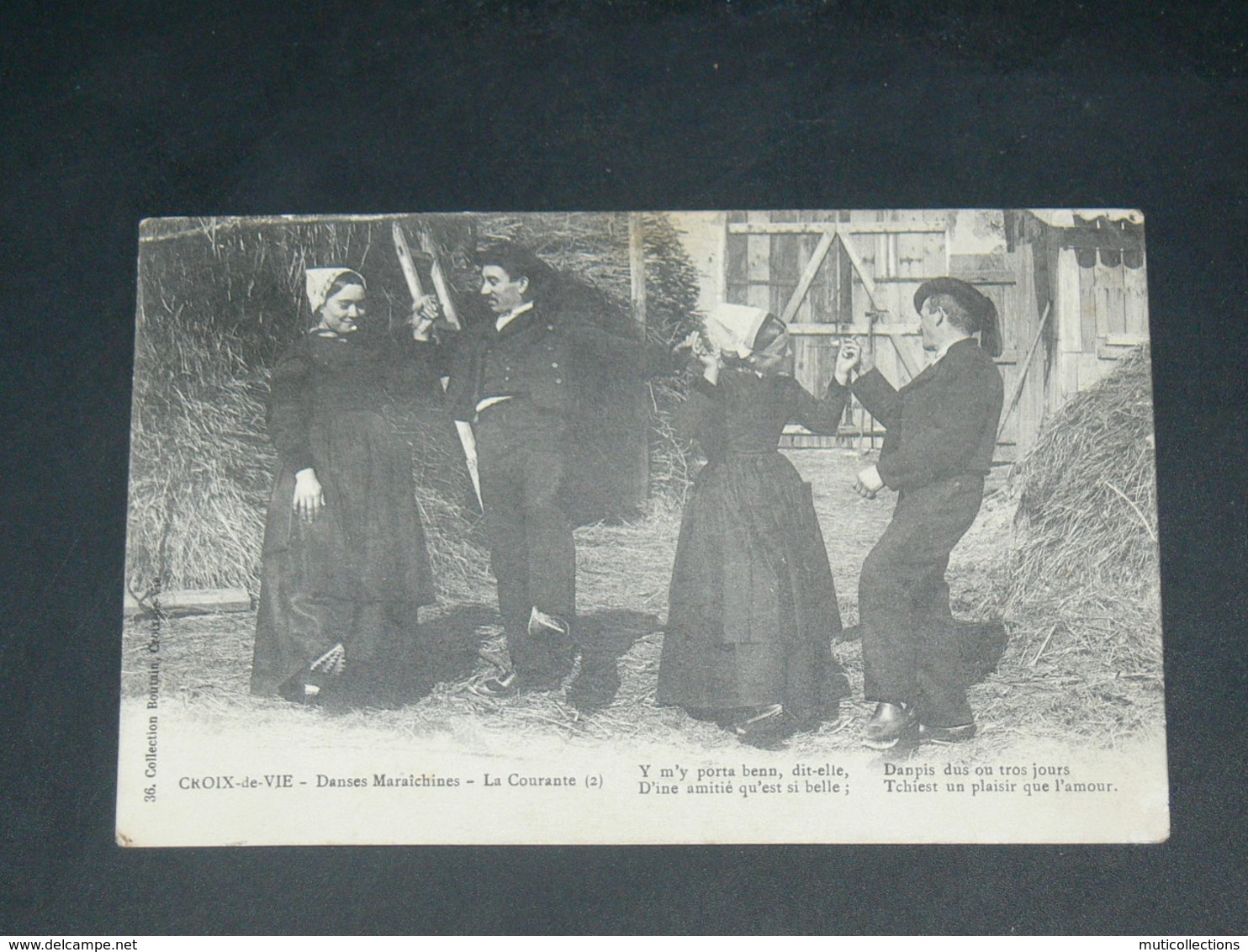 SAINT GILLES CROIX DE VIE     1910   / VUE  FOLKLORIQUE  ........  EDITEUR - Saint Gilles Croix De Vie