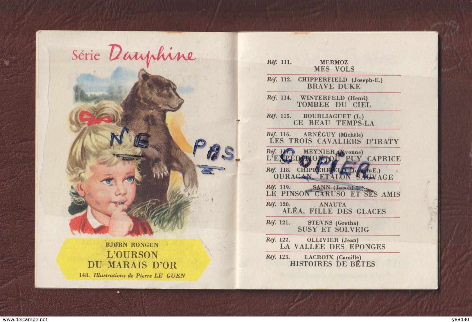 CALENDRIER De Poche -- Année 1961 - Bibliothèque ROUGE ET OR - Série Dauphine & Série Souveraine -- 15 Scannes. - Tamaño Pequeño : 1961-70