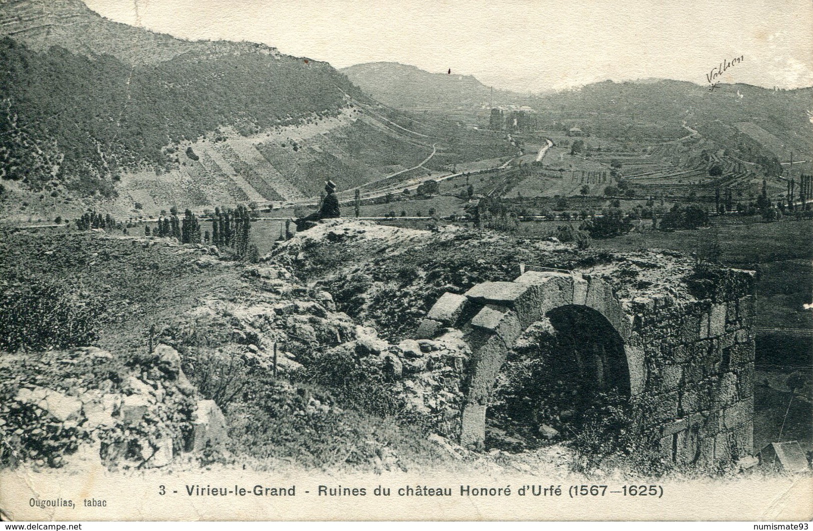 N93 - 01 - Virieu-le-Grand - Ruines Du Château Honoré D'Urfé (1567-1625) - Non Classés