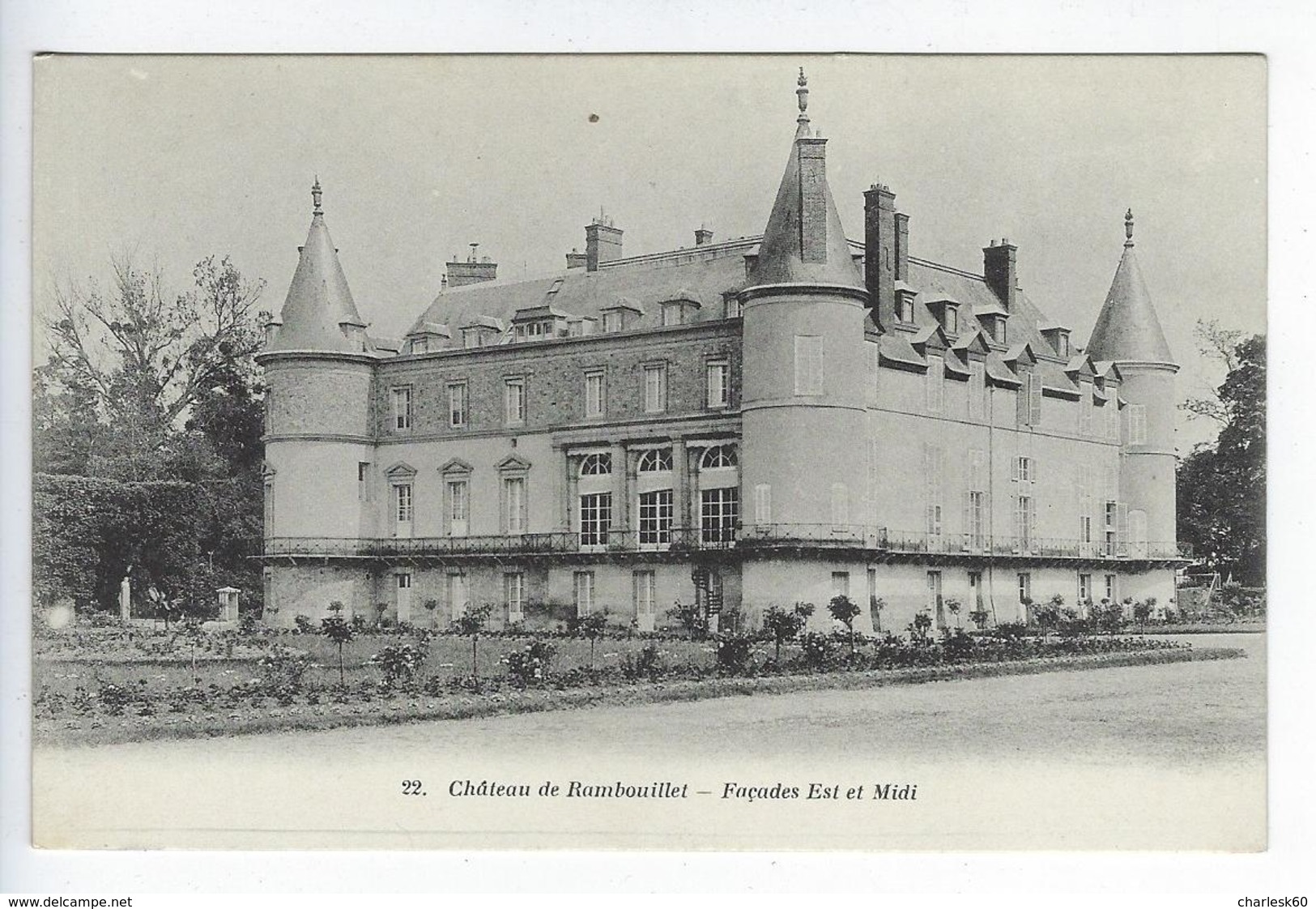 CPA Rambouillet Château De Rambouillet Façades Est Et Midi N° 22 - Rambouillet (Castillo)