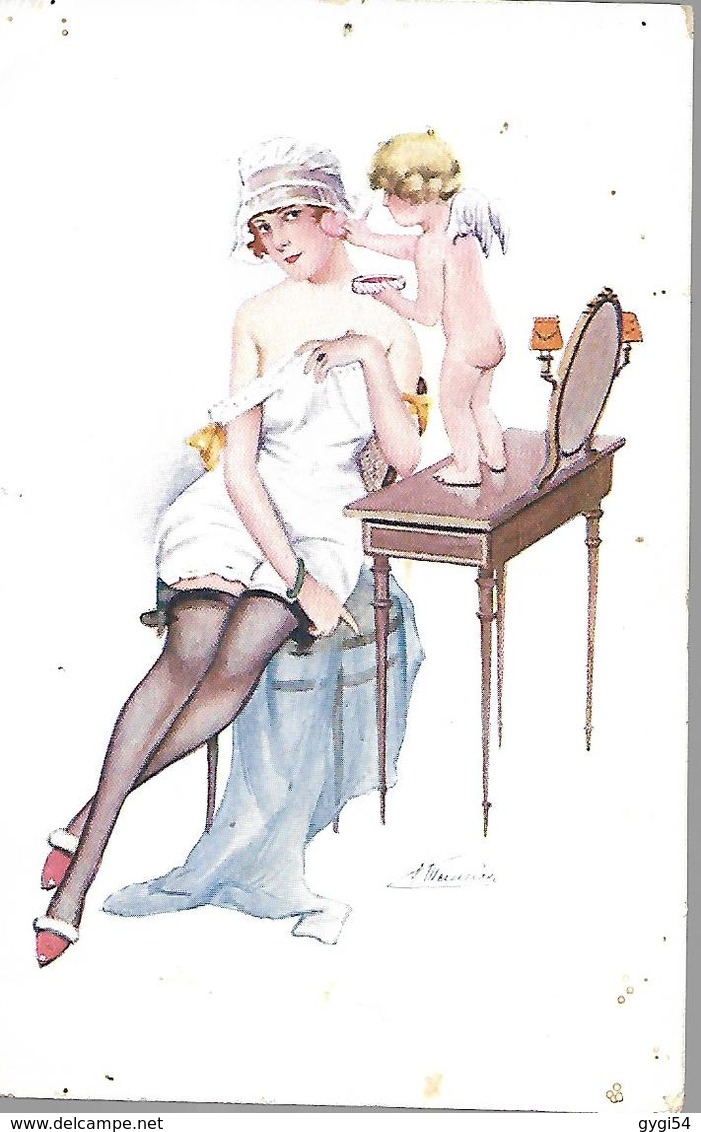 Illustrateur  Suzanne Meunier  Fard Posé    Série  33 - Meunier, S.