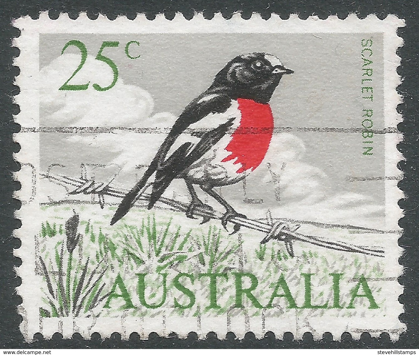 Australia. 1966-73 QEII Definitives. 25c Used SG 396 - Used Stamps