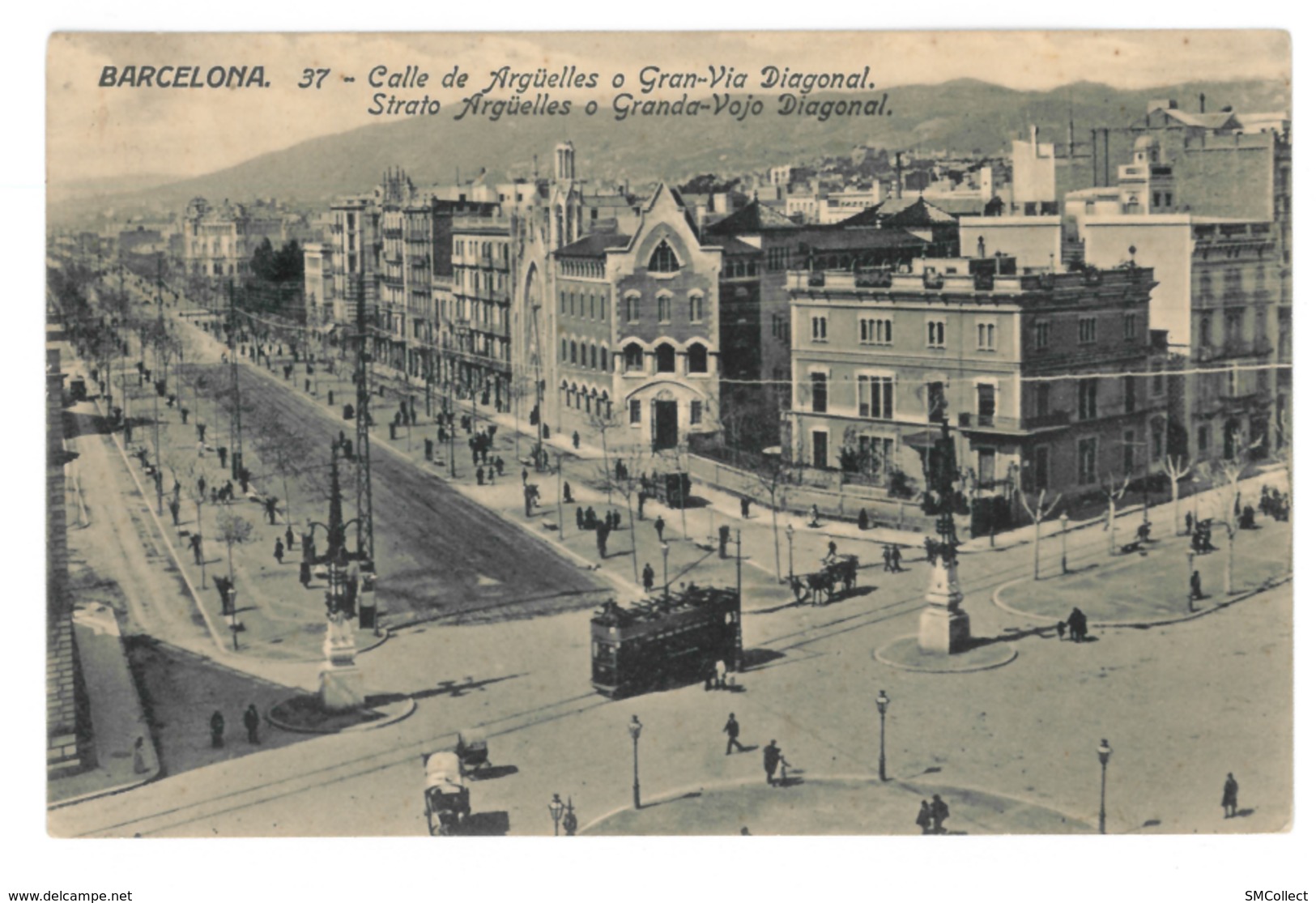 Espagne. Barcelona, Calle De Argüelles O Gran-Via Diagonal (3783) - Barcelona