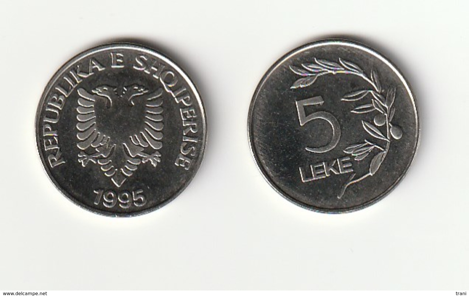 5 LEKE - ALBANIA - 1995 - Albania