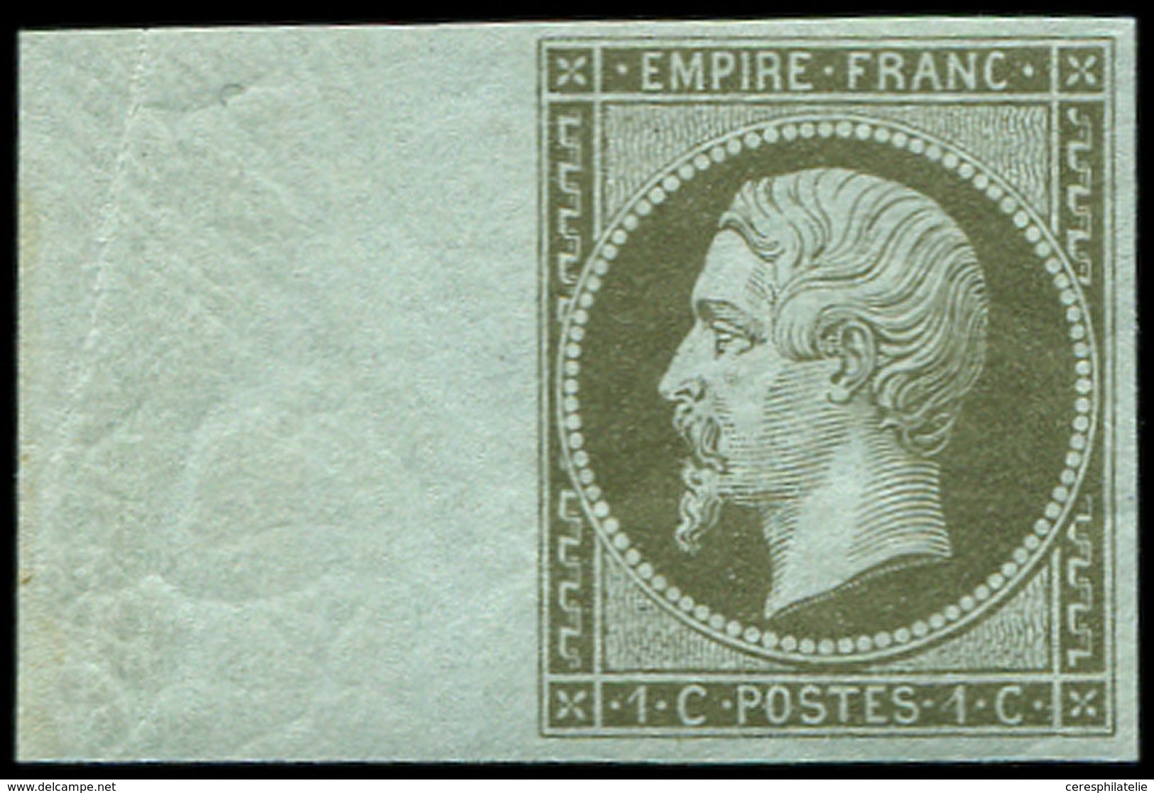 ** EMPIRE NON DENTELE - 11    1c. Olive, Bdf, Superbe - 1853-1860 Napoléon III