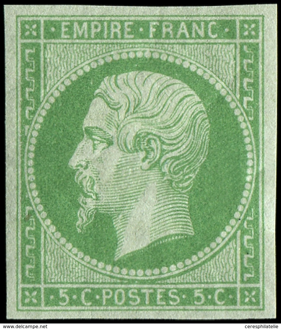 ** EMPIRE NON DENTELE - 12    5c. Vert, Fraîcheur Postale, TTB - 1853-1860 Napoleon III