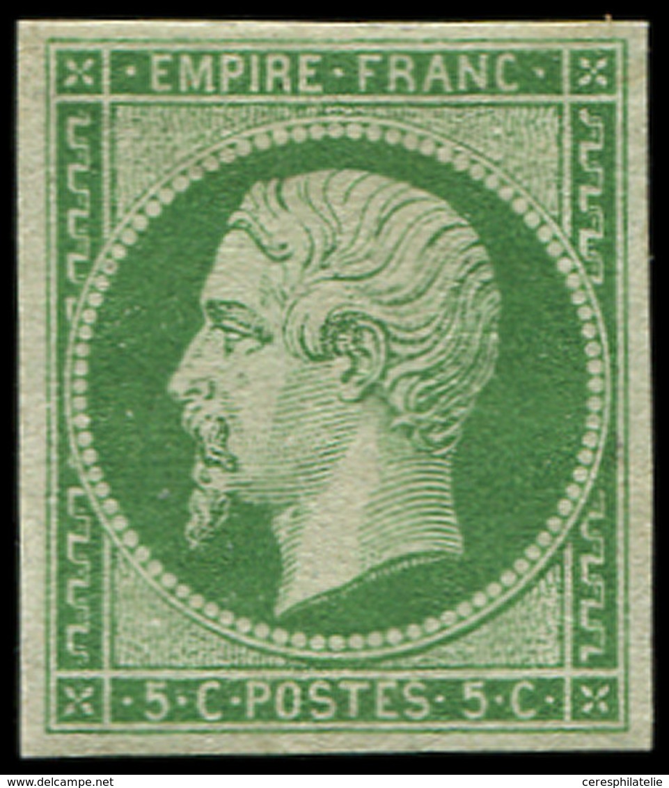 * EMPIRE NON DENTELE - 12    5c. Vert, Frais Et TB - 1853-1860 Napoléon III