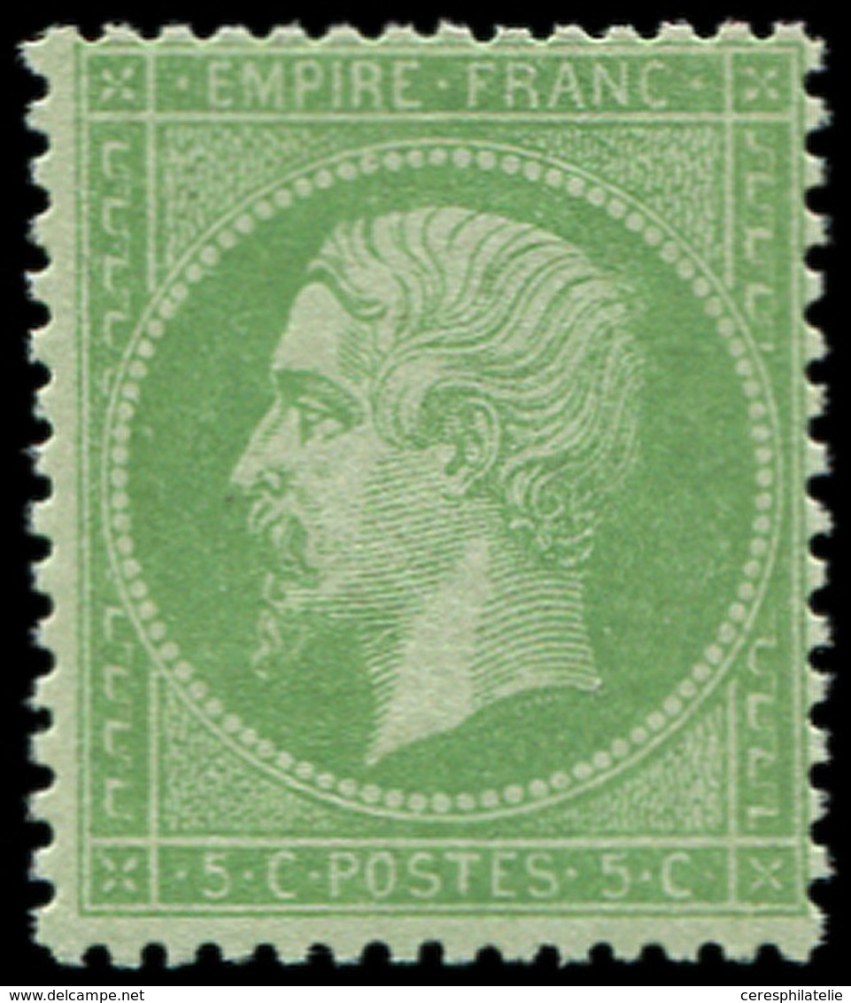 ** EMPIRE DENTELE - 20    5c. Vert, Frais Et TTB. Br - 1862 Napoléon III