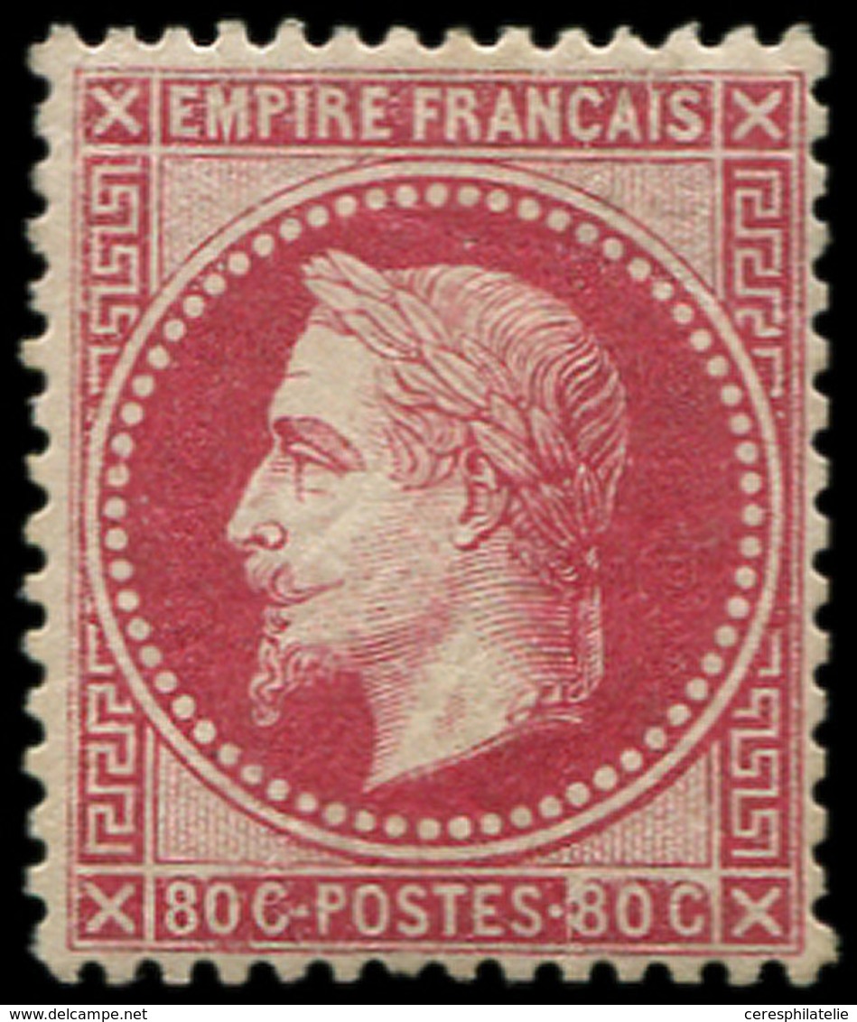 * EMPIRE LAURE - 32   80c. Rose, Inf. Ch. Et Bon Centrage, TB - 1863-1870 Napoléon III Lauré