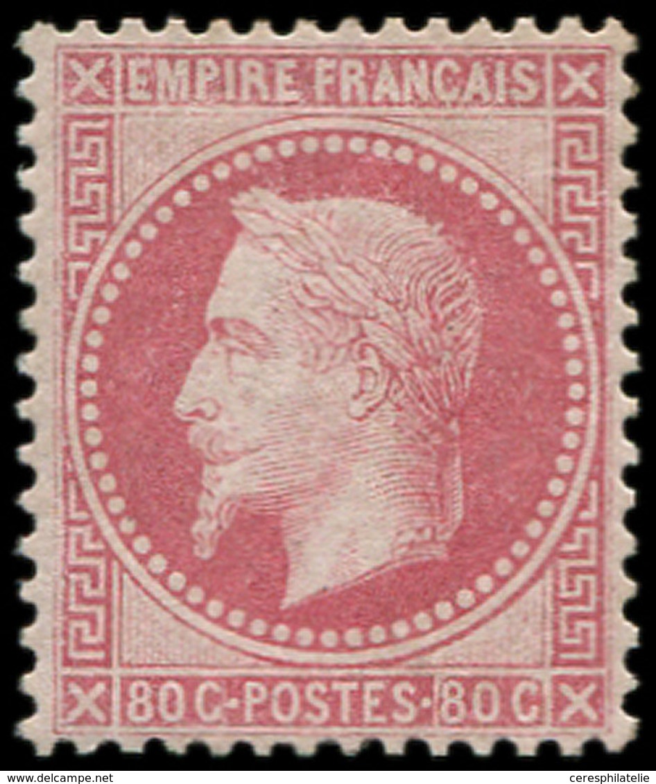 * EMPIRE LAURE - 32   80c. Rose, Nuance Pâle, TB. J - 1863-1870 Napoléon III Lauré