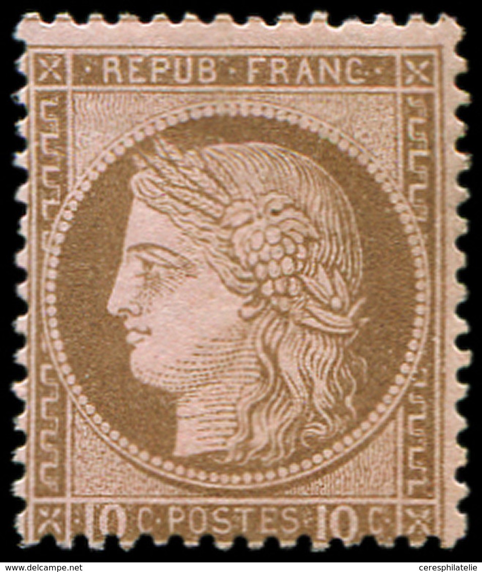 * CERES DENTELE - 54   10c. Brun Sur Rose, Frais Et TB. C - 1849-1876: Periodo Clásico