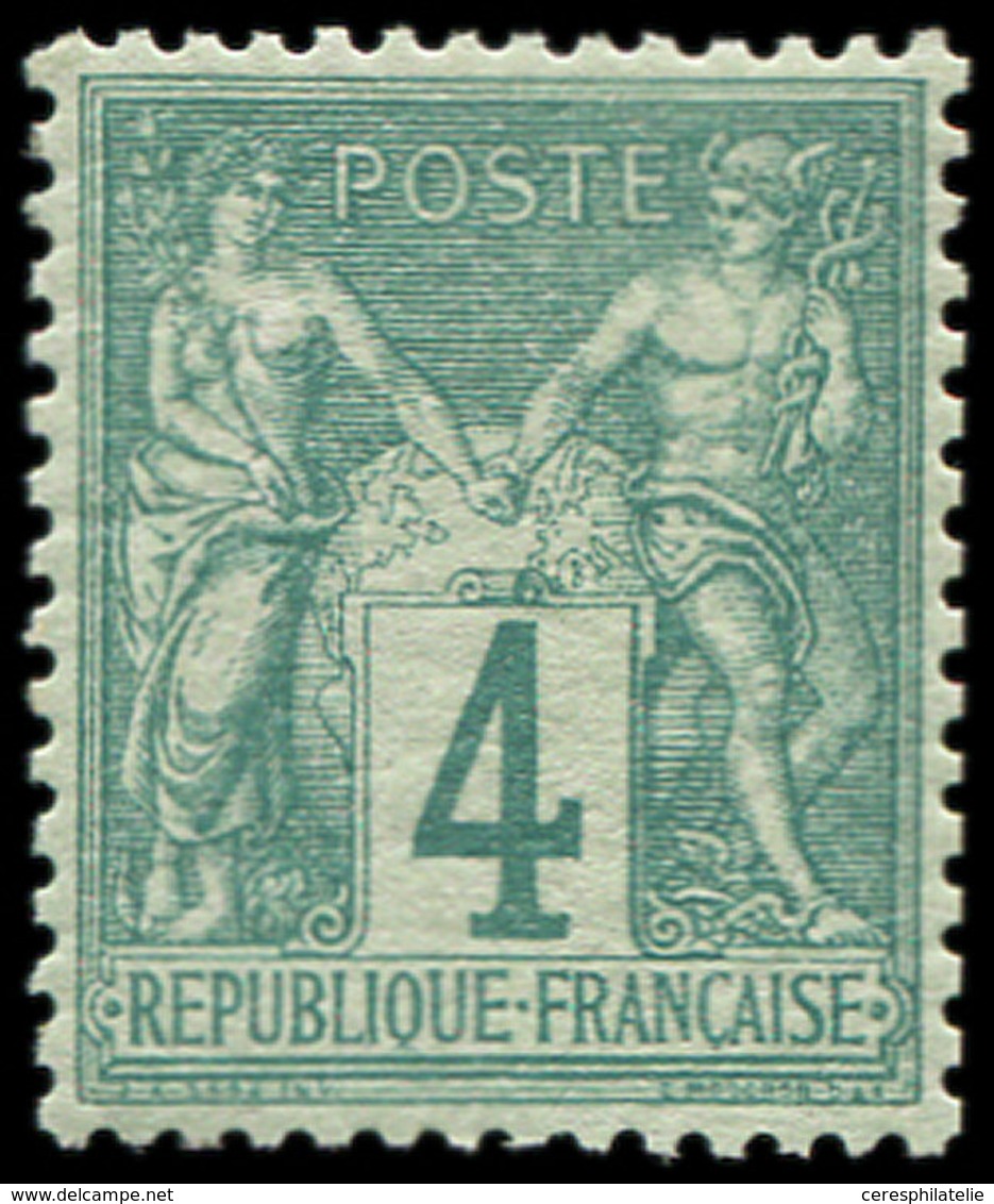 ** TYPE SAGE - 63    4c. Vert, Bien Centré, TB. Br - 1876-1878 Sage (Typ I)