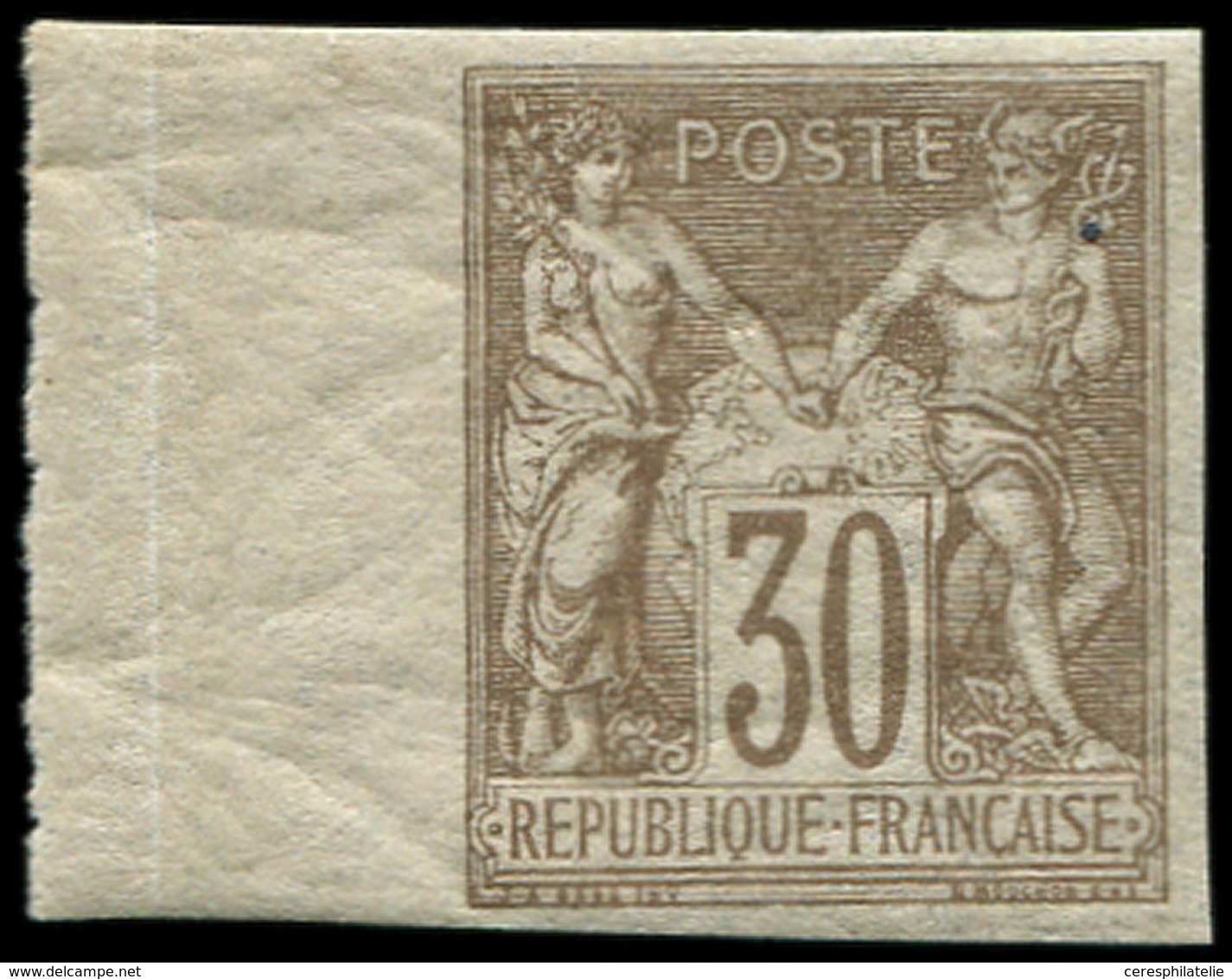 ** TYPE SAGE - 69a  30c. Brun Clair, NON DENTELE, Bdf, TB. S - 1876-1878 Sage (Type I)