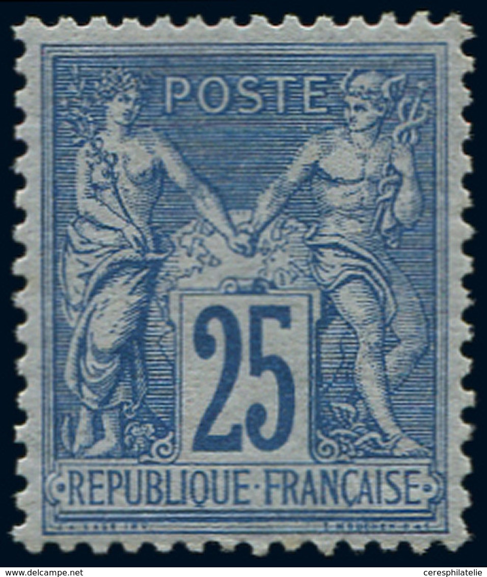 ** TYPE SAGE - 79   25c. Bleu, Très Bon Centrage, TTB - 1876-1878 Sage (Type I)