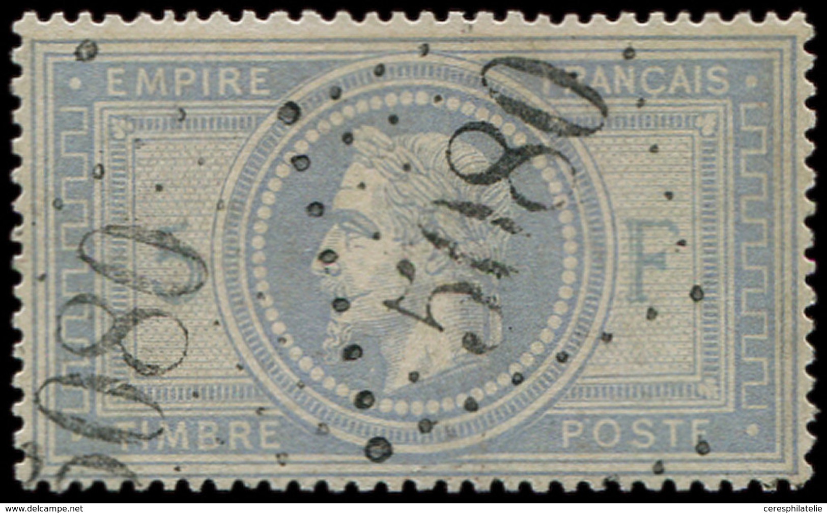 BUREAUX FRANCAIS A L'ETRANGER - N°33 Obl. GC 5080 D'ALEXANDRIE, Restauré, Aspect TB - 1849-1876: Classic Period