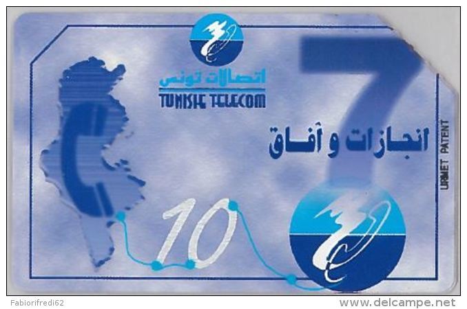 SCHEDA TELEFONICA URMET TUNISIA (J54.2 - Tunisia