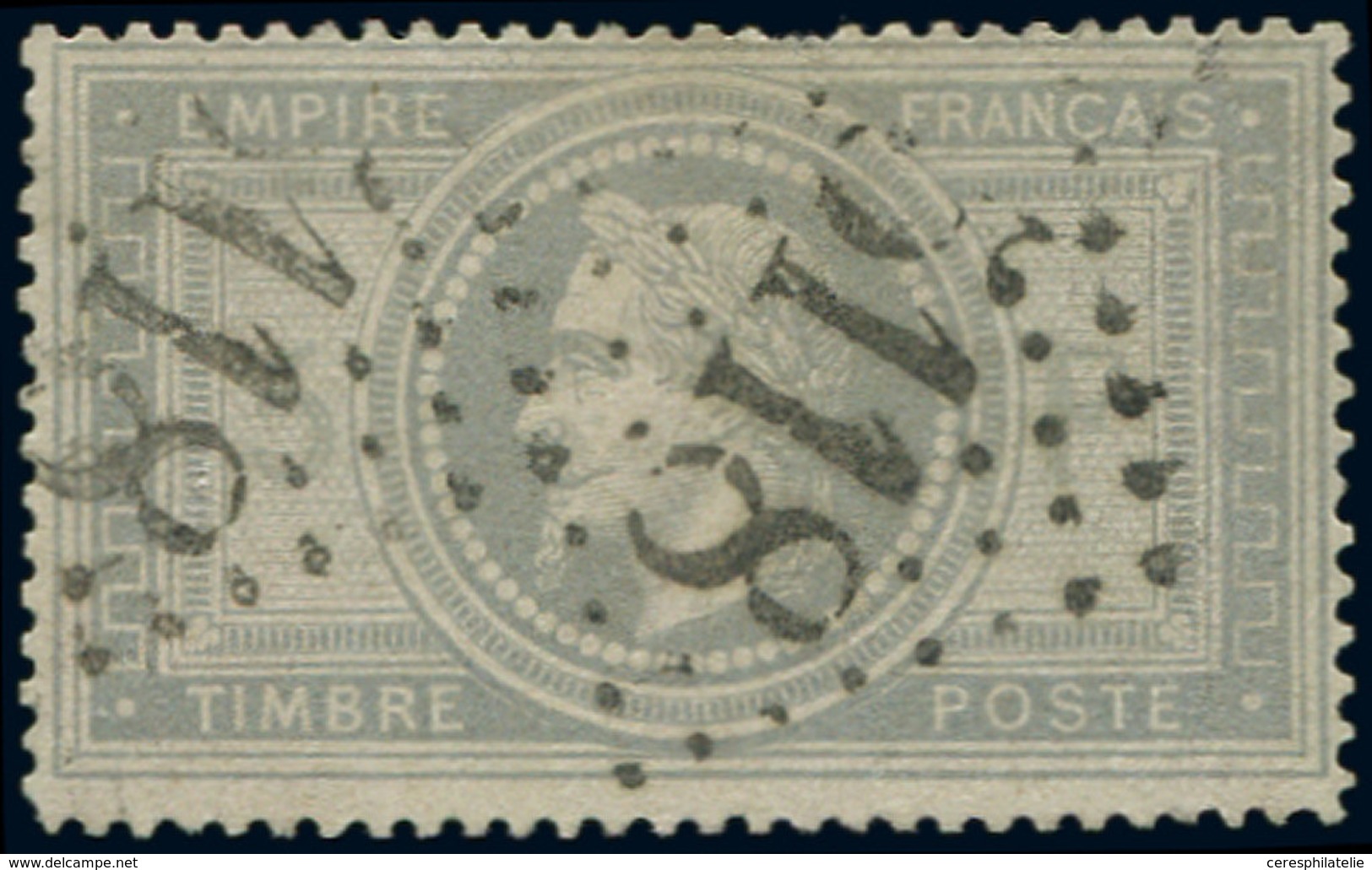 BUREAUX FRANCAIS A L'ETRANGER - N°33 Obl. GC 5118 De YOKOHAMA, 2 Dc, Frappe TB - 1849-1876: Classic Period
