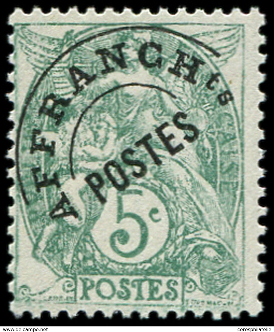 ** PREOBLITERES - 41a Blanc, 5c. Vert, Surcharge à Plat, TB - 1893-1947