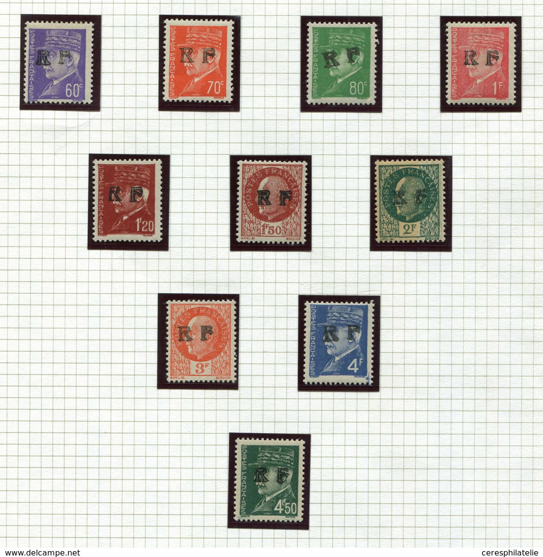 * TIMBRES DE LIBERATION - BOURGUEIL 1, 3/8 Et 10/12 : TB - Liberación