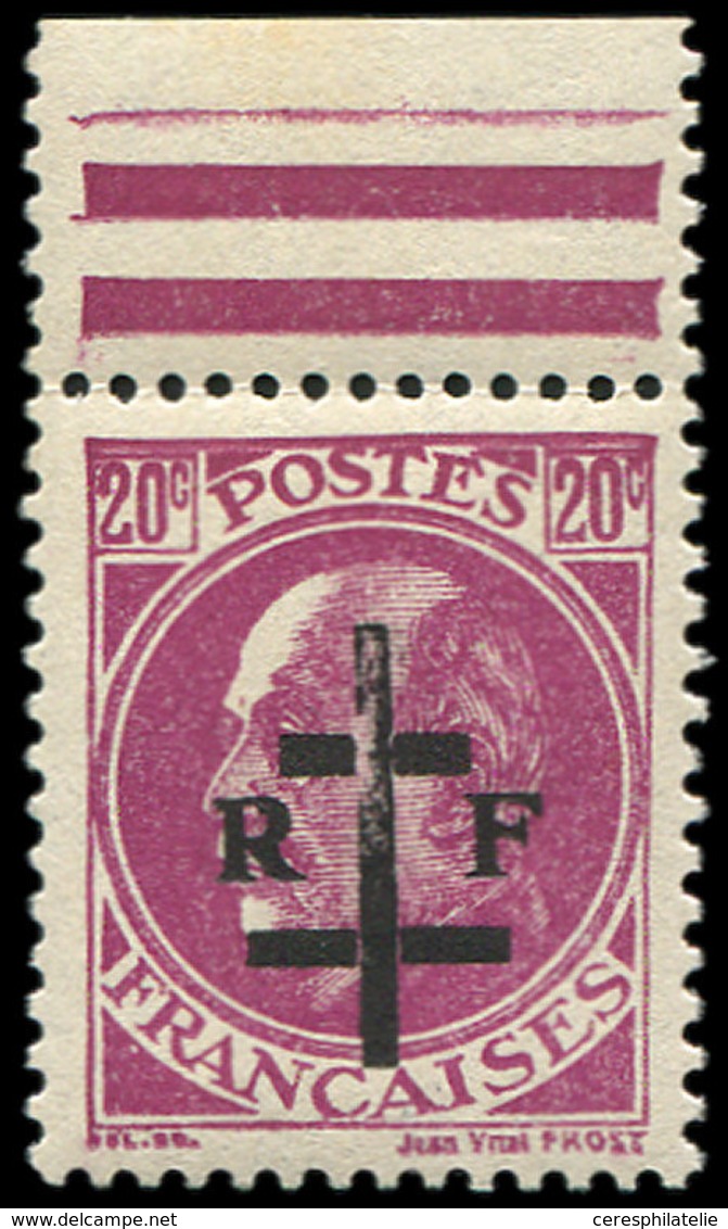 ** TIMBRES DE LIBERATION - LA CHARITE SUR LOIRE 22 : 20c. Violet, NON EMIS, Bdf, TB - Liberación