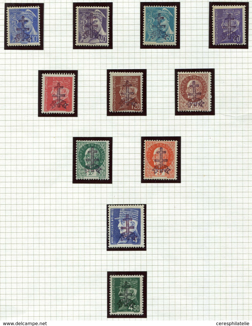 ** TIMBRES DE LIBERATION - MORLAIX 13/23 : La Série T II, Signés Mayer - Liberación