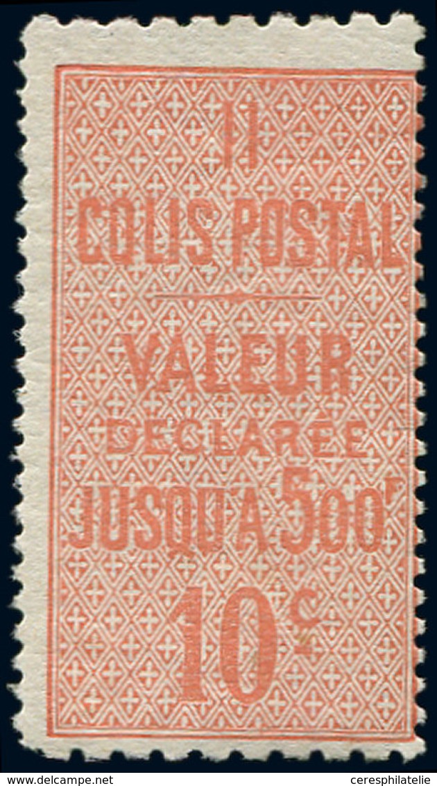 * COLIS POSTAUX - 5    10c. Rouge, Dentelé 10 X 13 1/2, Inf. Trace De Ch., TB - Other & Unclassified