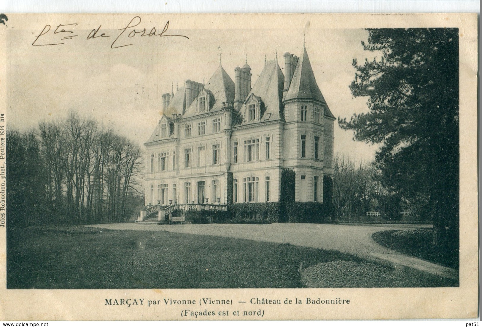 86 - Marçay : Château De La Badonnière - Vivonne