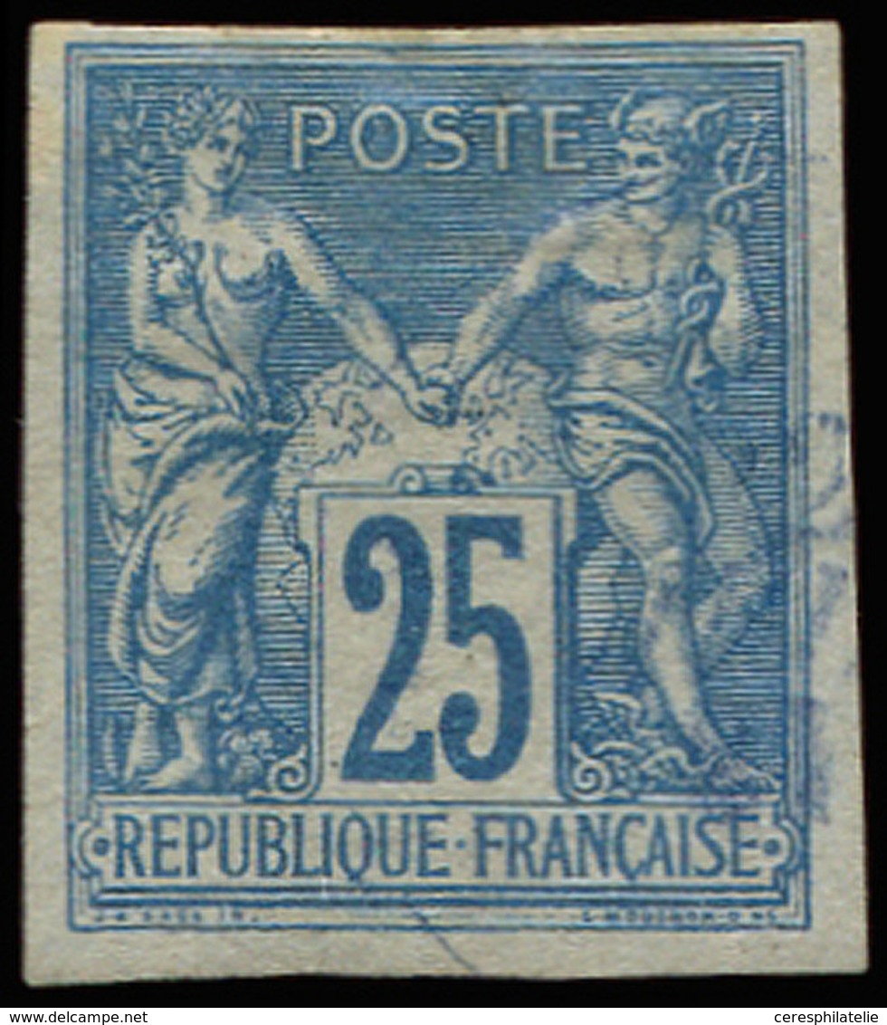 Colonies Générales - 35   25c. Bleu, Oblitération Légère, TB/TTB - Other & Unclassified