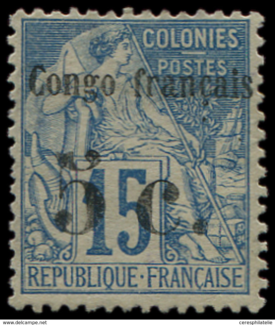 (*) CONGO 2 : 5c. S. 15c. Bleu, TB. J - Other & Unclassified