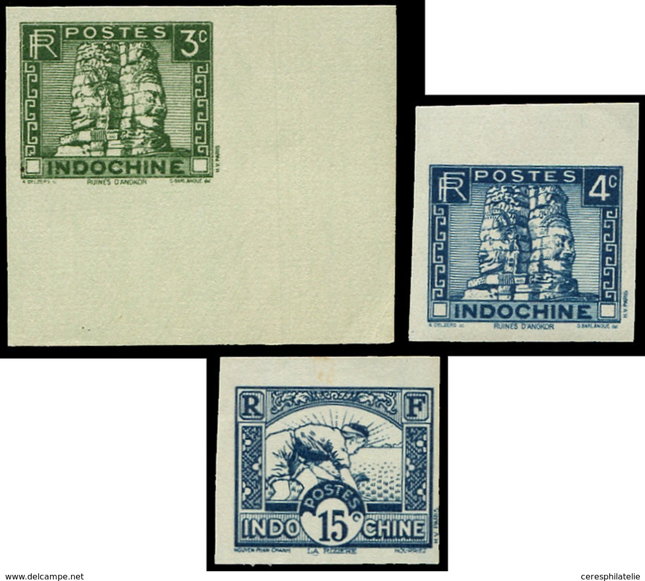 ** INDOCHINE 157A, 158 Et 162A : Non Dentelés Bdf Ou Cdf, TB - Other & Unclassified