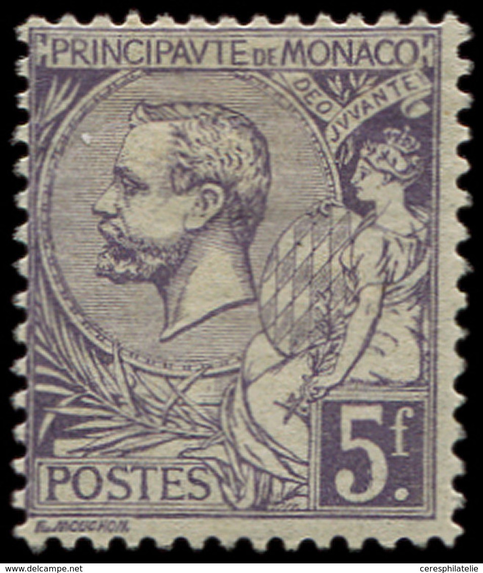 * MONACO 46 : 5f. Violet, Prince Albert Ier, TB - Used Stamps